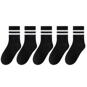 Cotton Sport Socks – 5 Pairs (Ages 3–13) (5 colours available) by Habicare