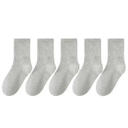 Cotton Sport Socks – 5 Pairs (Ages 3–13) (5 colours available) by Habicare