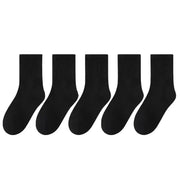 Cotton Sport Socks – 5 Pairs (Ages 3–13) (5 colours available) by Habicare