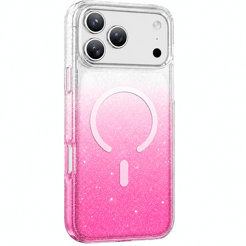 techplus Keephone Lillian Glitter Clear Case For iPhone 17 Pro Max Gradient Glitter Lillian Glitter Clear Case For iPhone 17 Pro Max