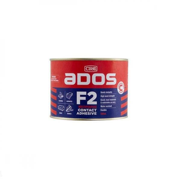 CRC F2 Contact Adhesive Can 500ml - versatile and water-resistant adhesive for various applications.