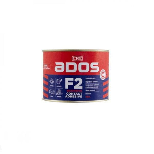 CRC F2 Contact Adhesive Can 500ml - versatile and water-resistant adhesive for various applications.