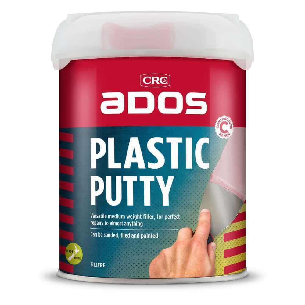 CRC Plastic Putty Can 3L 7006 - All-purpose medium weight polyester filler for various surfaces.
