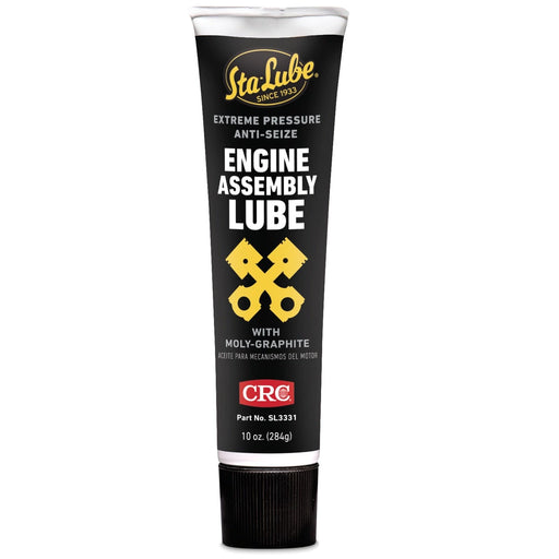 CRC Anti-Seize Engine Assembly Lube 10oz 3331 tube with moly-graphite for engine protection and assembly.