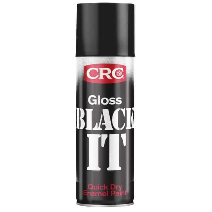 CRC Black It Gloss 400ml 5111-CRC Quick Dry Enamel Paint Can