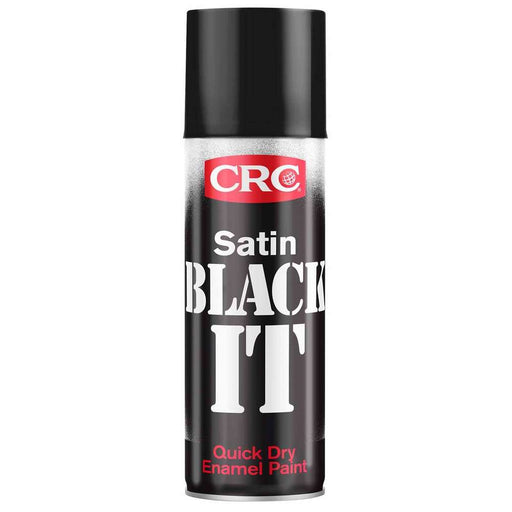 CRC Black It Satin 400ml 5112 Quick Dry Enamel Paint for a superb finish and excellent coverage.