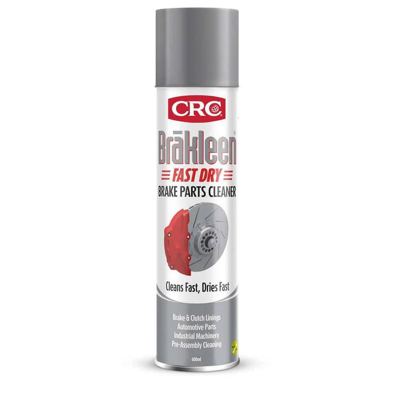 CRC Brakleen Brake Cleaner Fast Dry 600ml 5083 aerosol can for fast cleaning and drying of brake parts.