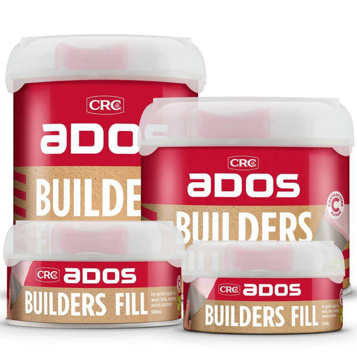 CRC ADOS Builders Fill Can 250ml, multipack of builders fill containers for permanent repairs and fillers.