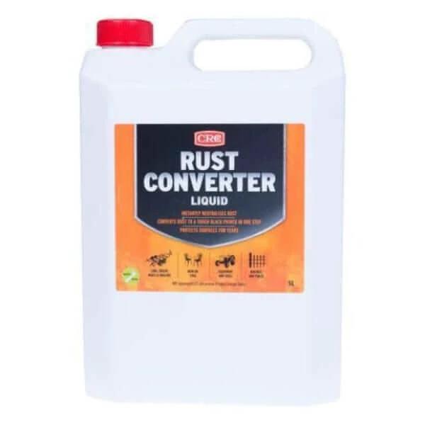 CRC Rust Converter and Primer Jerry Can 5L 3075 - fast drying rust treatment for metal surfaces