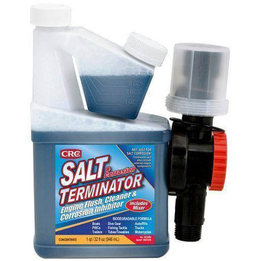 CRC Salt Terminator Bottle 946ml incl. Mixer - Engine flush cleaner and corrosion inhibitor.