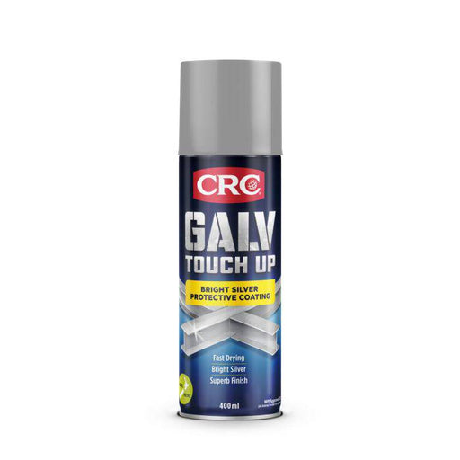 CRC Galv Touch Up 2083 bright silver protective coating spray can for corrosion resistance.