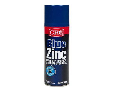 CRC Coloured Zinc 400ml - Blue - Action Outdoors Kiwi