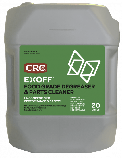 CRC EXOFF Food Grade Degreaser Can 20L - Action Outdoors Kiwi