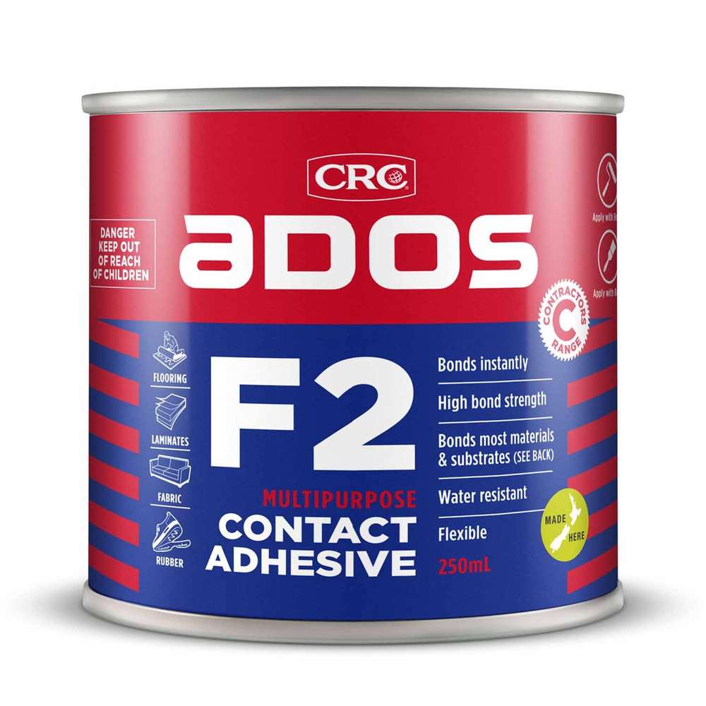 CRC F2 Contact Adhesive Can 250ml - Action Outdoors Kiwi