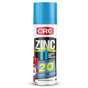 CRC Zinc It Aerosol 350g - Action Outdoors Kiwi