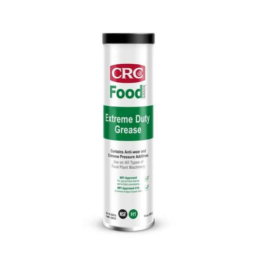 CRC Food Grade Extreme Duty Grease 397g canister with anti-wear and extreme pressure additives for food machinery.
