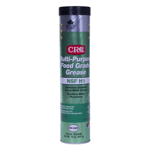 CRC Food Grade Multi-Purpose Grease 397g 35600 product packaging displaying NSF H1 certification