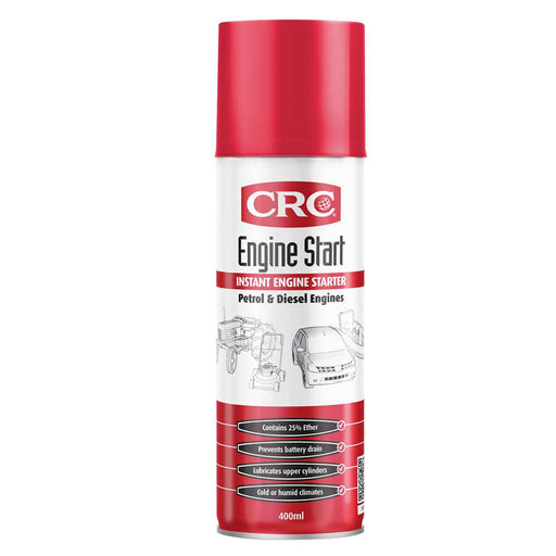 CRC Engine Start Aerosol 400ml 5040 - Instant engine starter for petrol and diesel engines in a 400ml spray can.