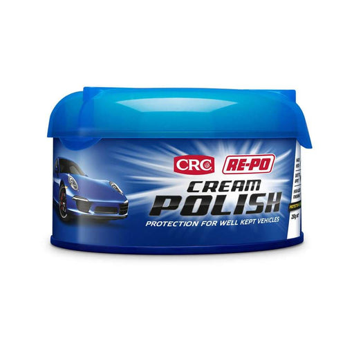 CRC Re-Po Cream Polish Can 250g - Protection for well kept vehicles with premium grade wax and silicone.
