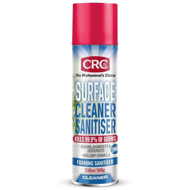 CRC Surface Cleaner and Sanitiser - Industrial strength foaming cleaner that disinfects and deodorises surfaces.