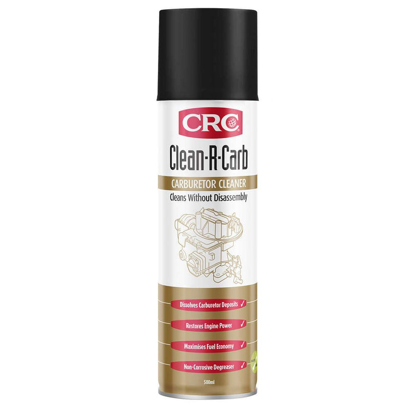CRC Clean-R-Carb Aerosol 500ml - Carburetor cleaner removes deposits without disassembly for optimal engine performance.