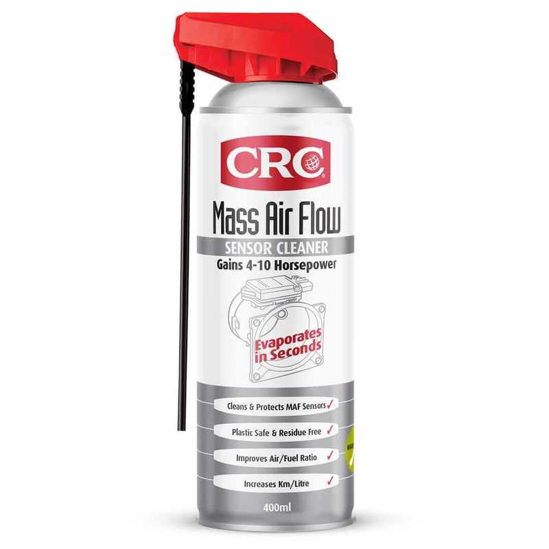 CRC Mass Air Flow Sensor Cleaner 400ml 5093 – removes contaminants for improved engine performance.