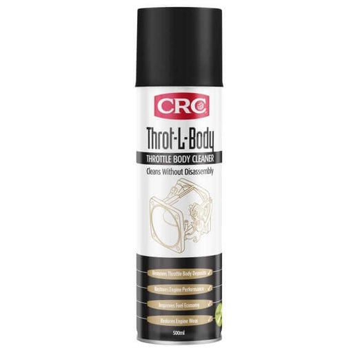 CRC Throt-L-Body Cleaner 500ml 5077, effective throttle body cleaner for fuel-injected vehicles.