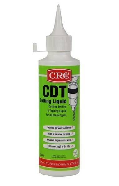 CRC CDT Cutting Liquid Bottle 500ml 3064 - Optimal lubricant for cutting, drilling, and tapping on all metals.