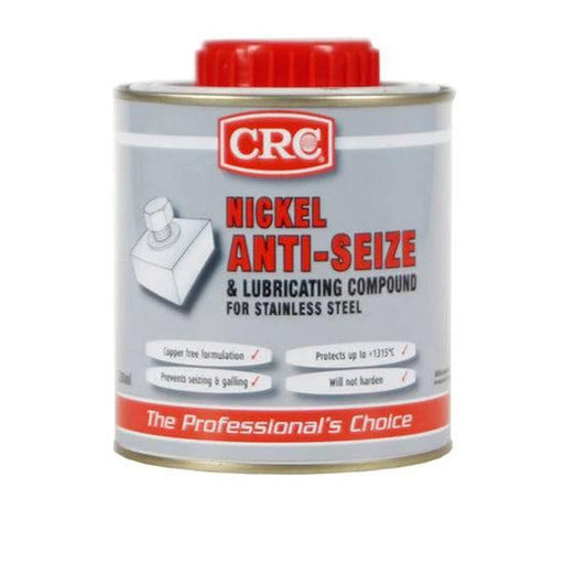 CRC Nickel Anti-Seize Lubricant Can 500ml 3193 - nickel-based formula for protecting stainless steel from corrosion.
