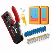 Crimping & Stripping Tool with 8P/6P Ethernet Connectors (different colours available) by Habicare