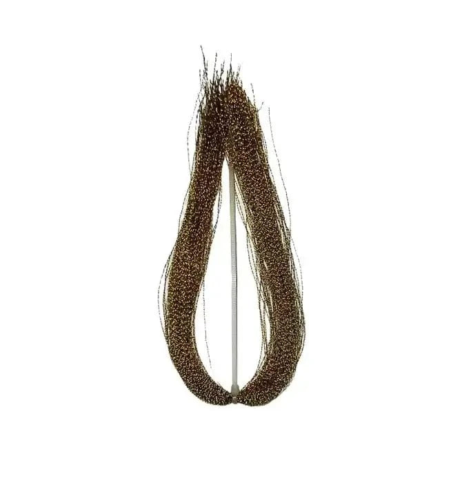 Crystal Flash Tying Material for added visual attraction in fishing hooks, ideal for low light conditions and murky waters.