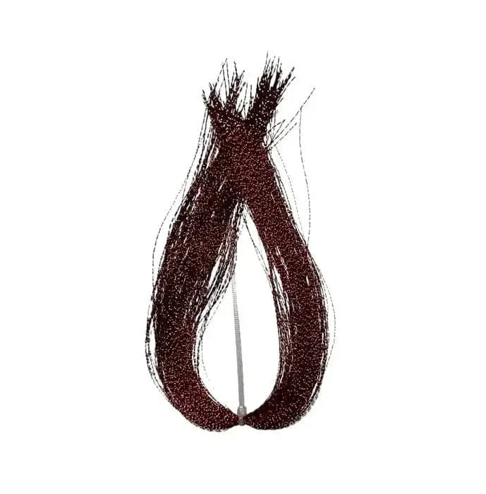 Crystal Flash Tying Material, flashy strands ideal for attracting fish in low light conditions, length 300mm.