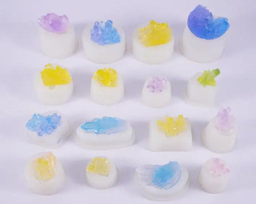 Crystal Moulds Silicone Growing Crystal Cluster Quartz Rock Mould for Polymer Clay, Fondant Cake Decoration by Resin Art NZ