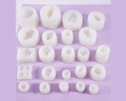 Crystal Moulds Silicone Growing Crystal Cluster Quartz Rock Mould for Polymer Clay, Fondant Cake Decoration by Resin Art NZ