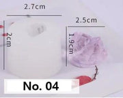 Crystal Moulds Silicone Growing Crystal Cluster Quartz Rock Mould for Polymer Clay, Fondant Cake Decoration by Resin Art NZ