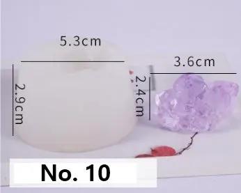 Crystal Moulds Silicone Growing Crystal Cluster Quartz Rock Mould for Polymer Clay, Fondant Cake Decoration by Resin Art NZ