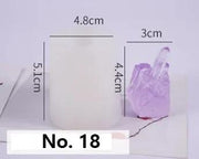 Crystal Moulds Silicone Growing Crystal Cluster Quartz Rock Mould for Polymer Clay, Fondant Cake Decoration by Resin Art NZ