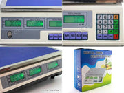 Scale Rechargeable 40KG/5G Digital Pricing LCD with Light by dealonline.co.nz