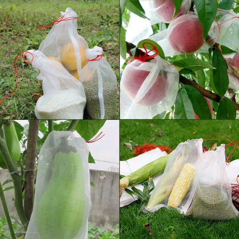 100pcs 30x20cm Garden Protection Nets Fruit Net Bags by salelink.co.nz