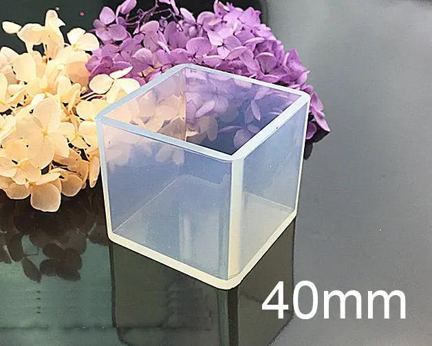 Square Resin Mould Cube Silicone Moulds Resin Casting Moulds for DIY Craft Making - 02 by Resin Art NZ
