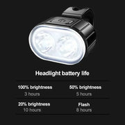 Bicycle Light Set (Front & Rear) by Habicare