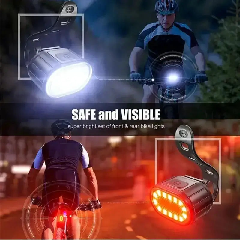 Bicycle Light Set (Front & Rear) by Habicare