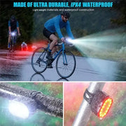 Bicycle Light Set (Front & Rear) by Habicare