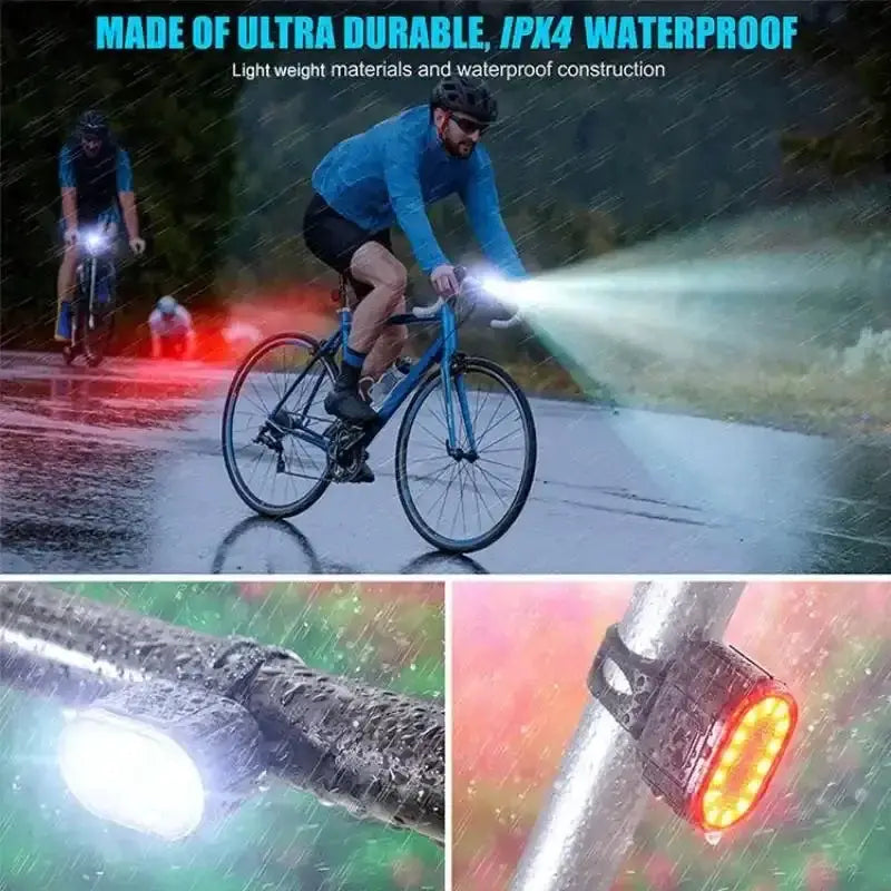 Bicycle Light Set (Front & Rear) by Habicare
