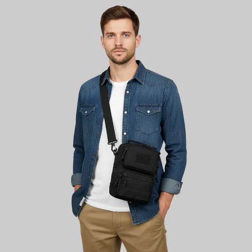 Tactical Molle Pouch Men's Shoulder Bag Crossbody Bag Accessories Storage Large by dealonline.co.nz