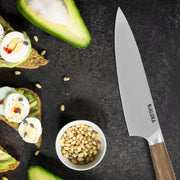 Chef Knife - 8-Inch Professional Japanese Kitchen Knife, Ultra Sharp Gyuto Knife Full Tang Ergonomic Natural Wood Handle, Cooking Knife With Gift Box - 8Inch Chef Knife by China Dropship