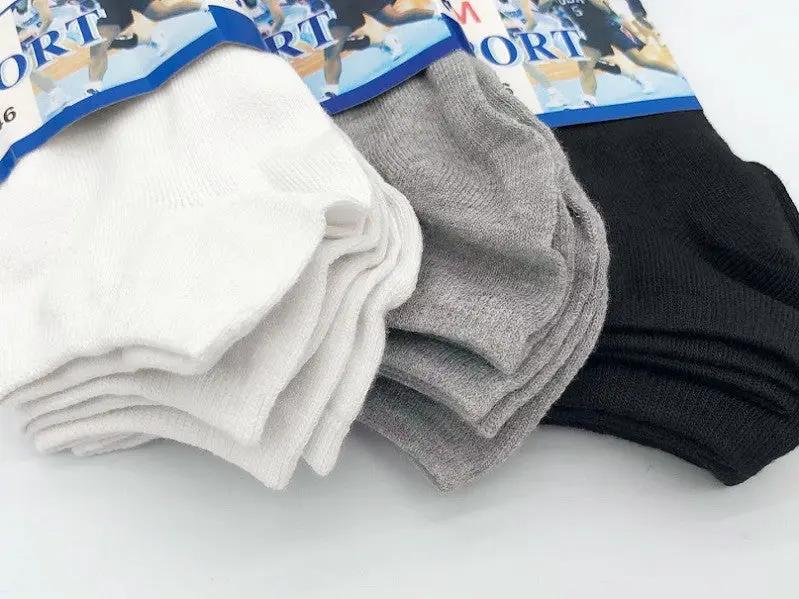 (36 Pairs) MIX colour Thin Ankle Socks M7-11/ W9-13 by dealonline.co.nz