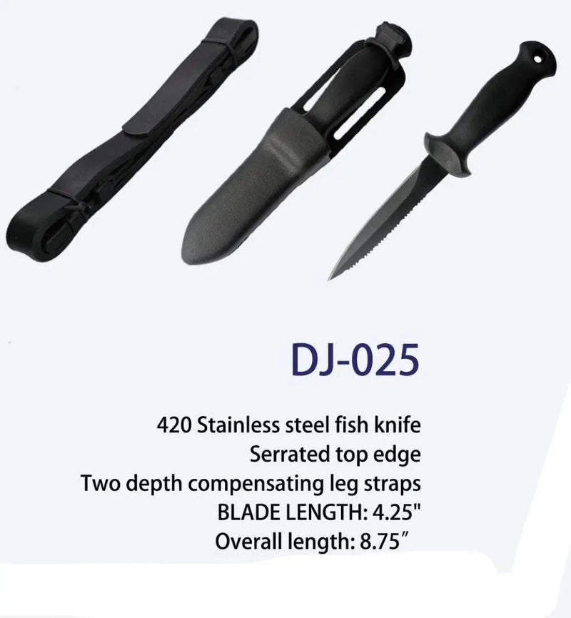 Spearfishing Knife DJ-025 NZDIVER by NZ Diver