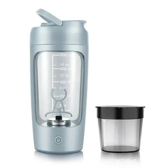 Electric Portable Whey Protein Shaker Bottle For Smooth Blends by Action Outdoors Limited