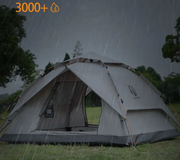 Double Layer Camping Tent Waterproof Pop-up Tent 3-4 Person DYLF94225 by ECOTREK